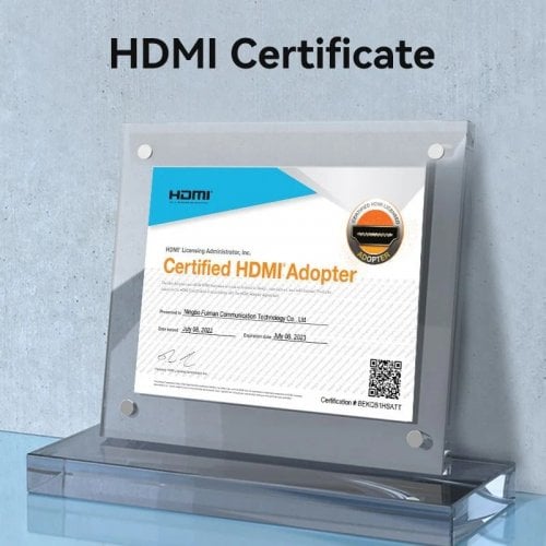 Удлинитель Vention HDMI to HDMI V2.0 4K 5m (AHCBJ) Black/Gray купить в Украине | Telemart фото