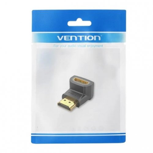 Адаптер Vention HDMI to HDMI 90° 4K (AIOB0) Black купить в Украине | Telemart фото
