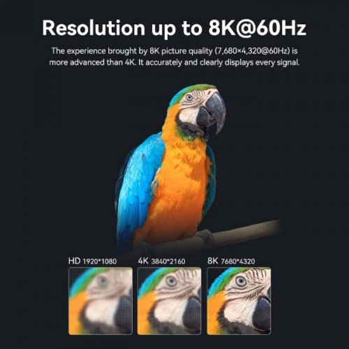 Кабель оптический (AOC) Vention Optical HDMI to HDMI V2.1 8K 60m (ALBBAE) Black купить в Украине | Telemart фото
