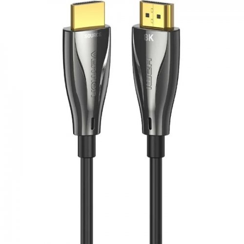 Кабель оптический (AOC) Vention Optical HDMI to HDMI V2.1 8K 15m (ALBBN) Black купить в Украине | Telemart фото