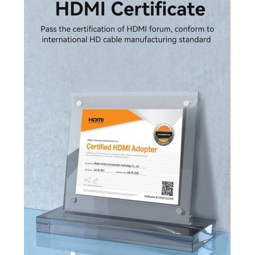 Кабель Vention HDMI to HDMI V2.0 4K 8m (ALHSK) Blue купить в Украине | Telemart фото