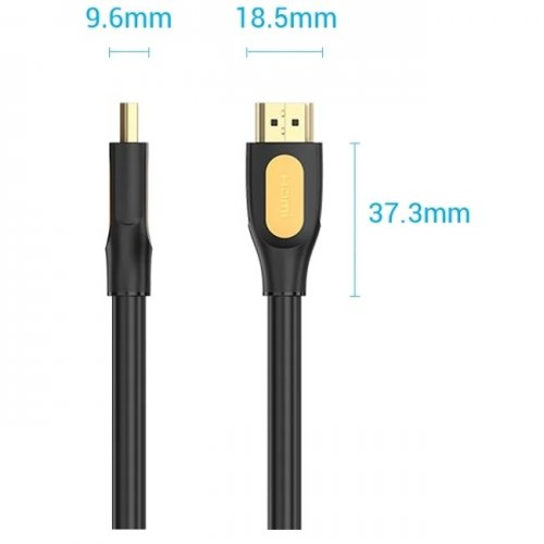 Кабель Vention HDMI to HDMI V2.0 4K 10m (ALIBL) Black купить в Украине | Telemart фото