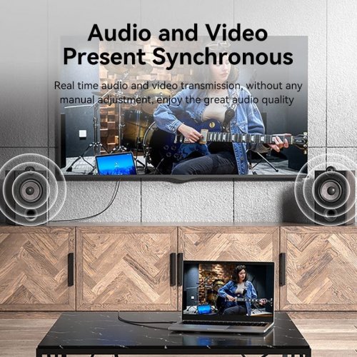 Кабель Vention HDMI to HDMI V2.0 4K 10m (ALIBL) Black купить в Украине | Telemart фото