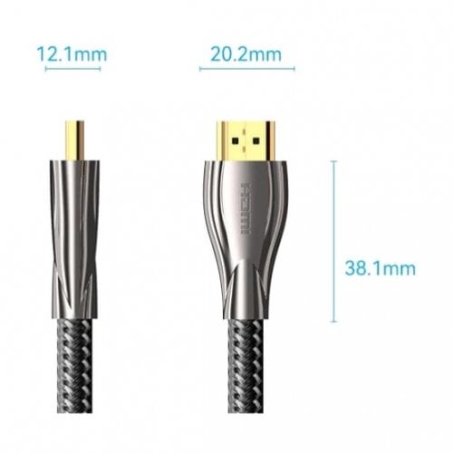 Кабель Vention HDMI to HDMI V2.0 4K 8m (ALMBK) Black купить в Украине | Telemart фото
