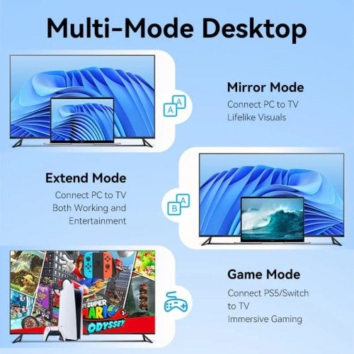 Кабель Vention HDMI to HDMI V2.0 4K 8m (ALMBK) Black купить в Украине | Telemart фото