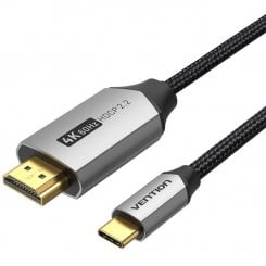 Кабель Vention USB Type-C to HDMI V2.0 4K 2m (CRBBH) Black