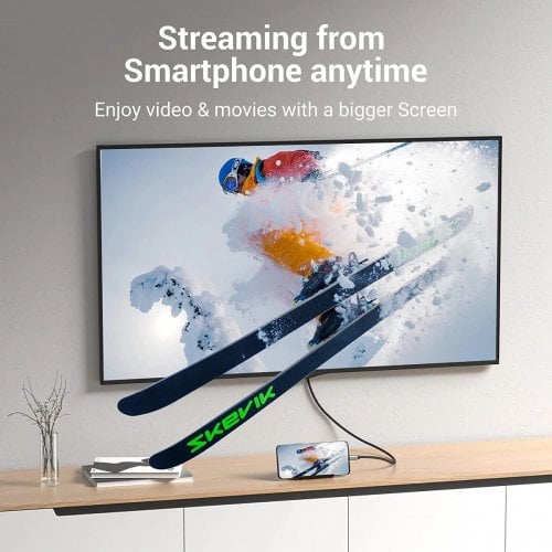 Кабель Vention USB Type-C to HDMI V2.0 4K 2m (CRBBH) Black купить в Украине | Telemart фото
