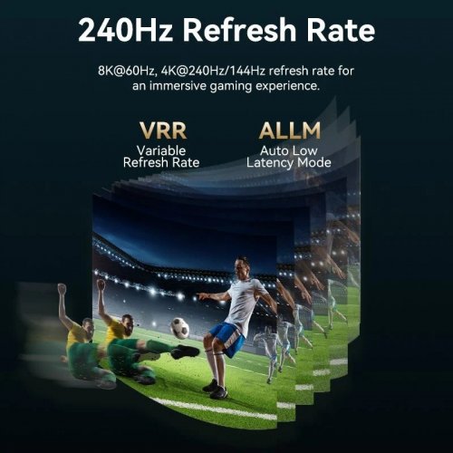 Кабель Vention USB Type-C to HDMI V2.0 8K 1.8m (CRCBAC) Black купить в Украине | Telemart фото
