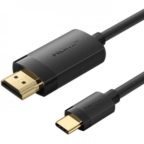 Кабель Vention USB Type-C to HDMI 4K 2m (CRIBH) Black купить в Украине | Telemart фото