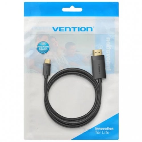 Кабель Vention USB Type-C to HDMI 4K 2m (CRIBH) Black купить в Украине | Telemart фото