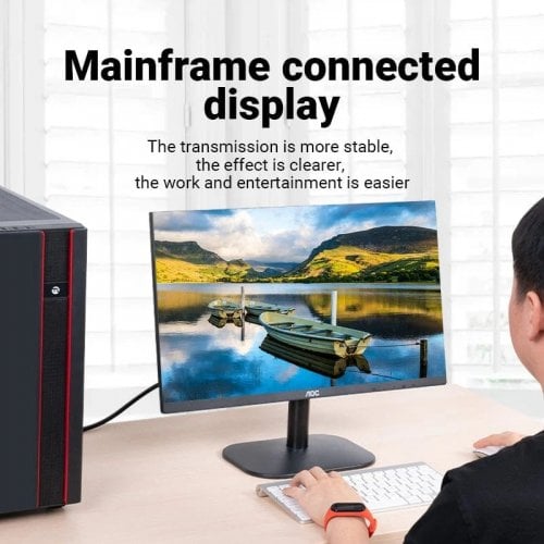 Кабель Vention VGA to VGA 2m (DAEBH) Black купить в Украине | Telemart фото