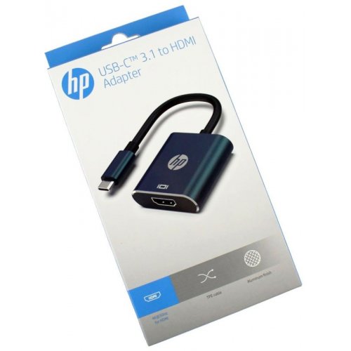 Адаптер-перехідник HP USB Type-C to HDMI 4K (DHC-CT202) Teal купити в Україні | Telemart фото