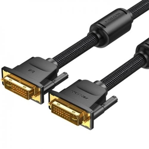Кабель Vention DVI-D to DVI-D 2K 8m (EAEBK) Black купить в Украине | Telemart фото