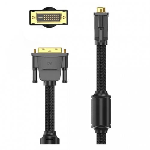 Кабель Vention DVI-D to DVI-D 2K 8m (EAEBK) Black купить в Украине | Telemart фото