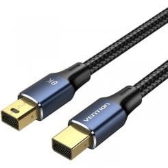 Кабель Vention Mini DisplayPort to Mini DisplayPort V1.4 8K 2m (HCGLH) Blue