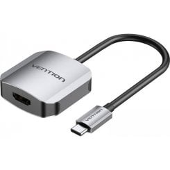 Переходник Vention USB Type-C to HDMI 4K 0.15m (TDEHB) Gray