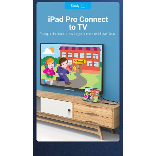 Переходник Vention USB Type-C to VGA 1080P 0.15m (TDFHB) Gray купить в Украине | Telemart фото