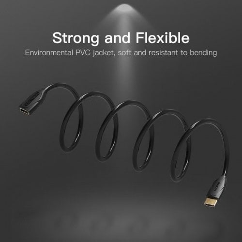 Удлинитель Vention HDMI to HDMI V2.0 4K 2m (VAA-B06-B200) Black купить в Украине | Telemart фото
