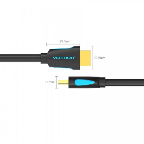 Кабель Vention HDMI to HDMI V1.4 4K 15m (VAA-M02-B1500) Black купить в Украине | Telemart фото