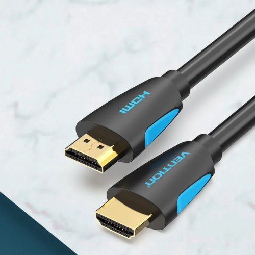 Кабель Vention HDMI to HDMI V1.4 4K 15m (VAA-M02-B1500) Black купить в Украине | Telemart фото