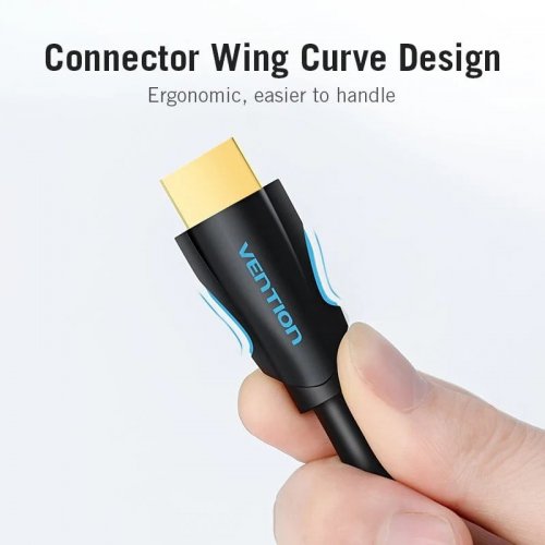 Кабель Vention HDMI to HDMI V1.4 4K 15m (VAA-M02-B1500) Black купить в Украине | Telemart фото