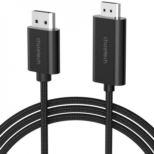 Кабель Choetech DisplayPort to HDMI 4K 2m (XDH01-BK) Black купить в Украине | Telemart фото