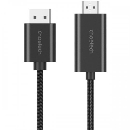 Кабель Choetech DisplayPort to HDMI 4K 2m (XDH01-BK) Black купить в Украине | Telemart фото