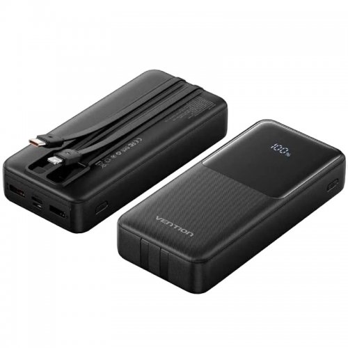 Powerbank Vention 20000mAh 22.5W (FHPB0) Black купити в Україні | Telemart фото