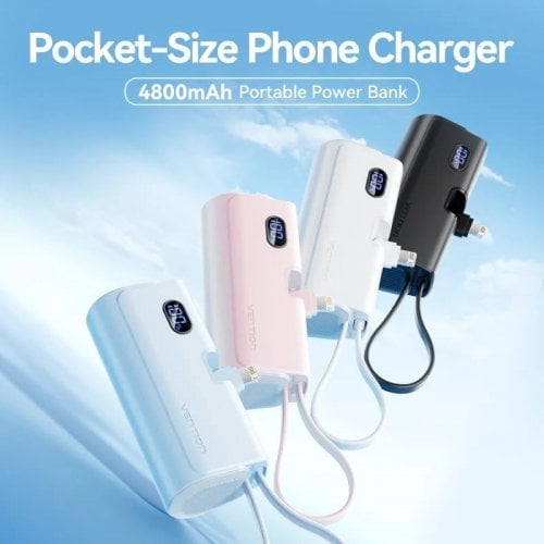 Powerbank Vention 4800mAh 22.5W (FHRP0) Pink купить в Украине | Telemart фото