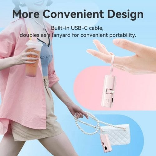 Powerbank Vention 4800mAh 22.5W (FHRP0) Pink купить в Украине | Telemart фото