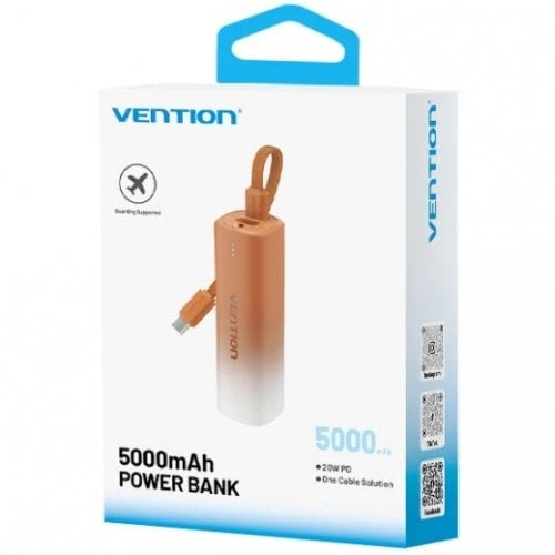 Powerbank Vention 5000mAh 20W (FHWJ0) Gold купить в Украине | Telemart фото