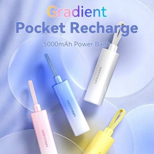 Powerbank Vention 5000mAh 20W (FHWJ0) Gold купить в Украине | Telemart фото