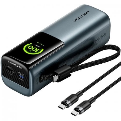 Powerbank Vention 27000mAh 200W (FKGH0) Gray купить в Украине | Telemart фото