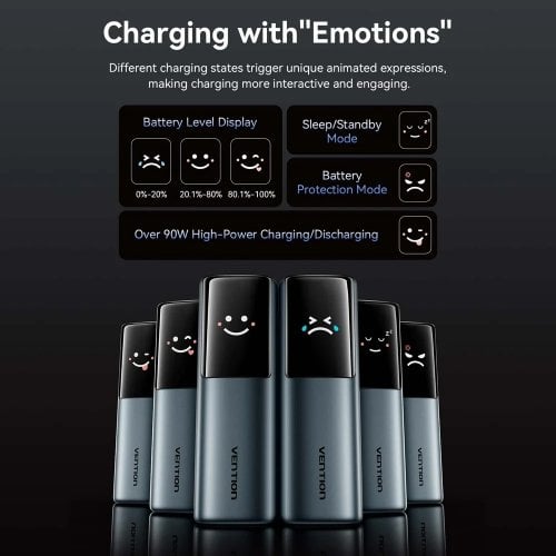 Powerbank Vention 27000mAh 200W (FKGH0) Gray купить в Украине | Telemart фото