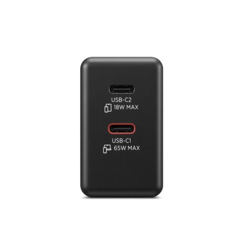 Зарядное устройство для ноутбука Lenovo GaN 2 x USB Type-C 65W (40AW065BEU) Black купить в Украине | Telemart фото