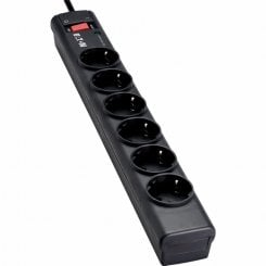 Сетевой фильтр Eaton Protection Strip 1 м 6 розеток (PS6D) Black
