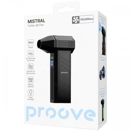 Повітродувка Proove Mistral Turbo Jet Fan (HVFM15000201) Black купити в Україні | Telemart фото