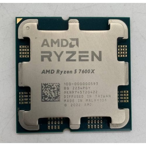 Процессор AMD Ryzen 5 7600X 4.7(5.3)GHz 32MB sAM5 Box (100-100000593WOF) (Восстановлено продавцом, 917120) купить в Украине | Telemart фото
