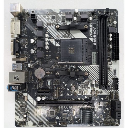 Материнська плата AsRock B450M-HDV R4.0 (sAM4, AMD B450) (Відновлено продавцем, 917156) купити в Україні | Telemart фото