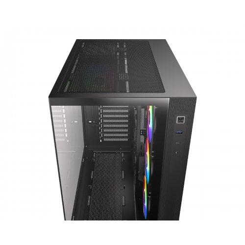 Корпус ID-Cooling View 510 ARGB Tempered Glass без БЖ Black купити в Україні | Telemart фото