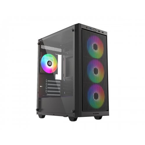 Корпус ID-Cooling Ware 300 ARGB Tempered Glass без БЖ Black купити в Україні | Telemart фото
