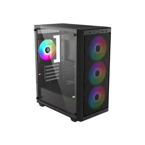 Корпус ID-Cooling Ware 300 ARGB Tempered Glass без БЖ Black купити в Україні | Telemart фото