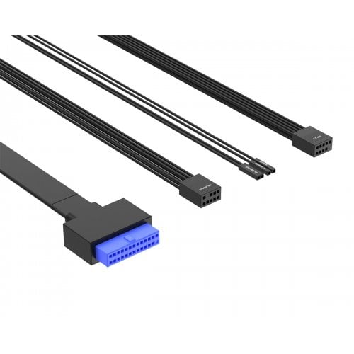 Корпус ID-Cooling Ware 300 ARGB Tempered Glass без БЖ Black купити в Україні | Telemart фото