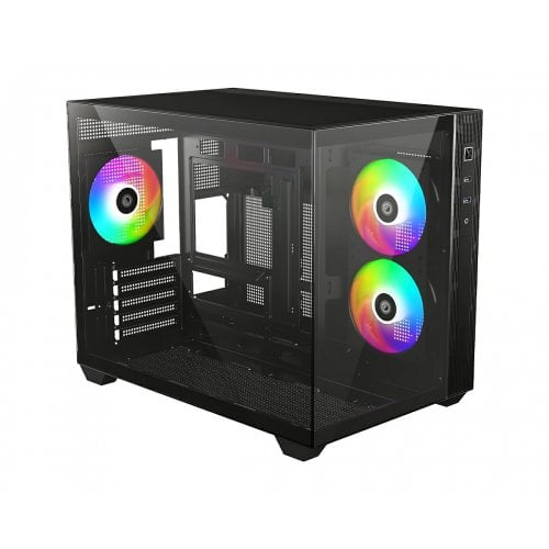 Корпус ID-Cooling View 500 ARGB Tempered Glass без БЖ Black купити в Україні | Telemart фото