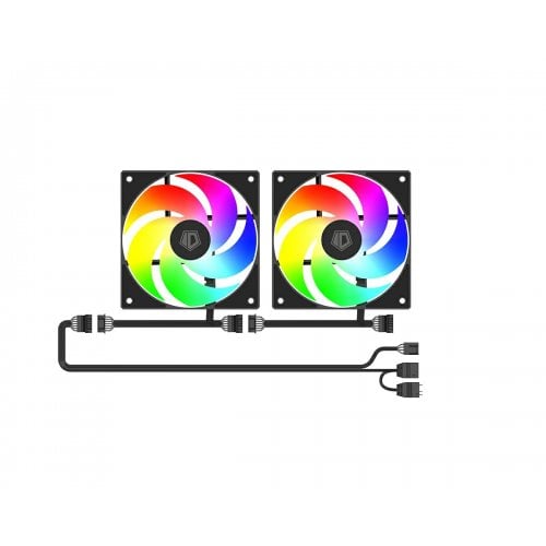 Корпус ID-Cooling View 500 ARGB Tempered Glass без БЖ Black купити в Україні | Telemart фото