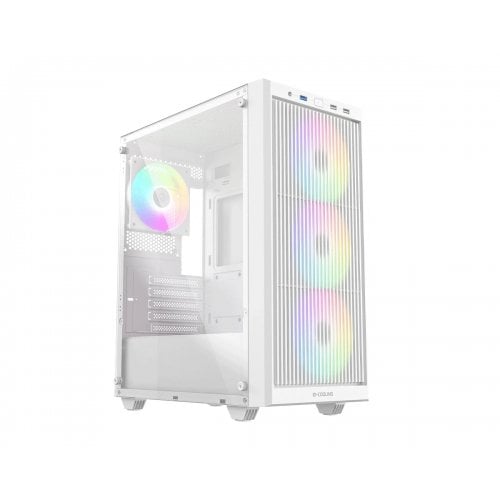 Корпус ID-Cooling Ware 300 ARGB Tempered Glass без БЖ White купити в Україні | Telemart фото