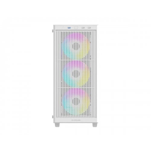 Корпус ID-Cooling Ware 300 ARGB Tempered Glass без БЖ White купити в Україні | Telemart фото
