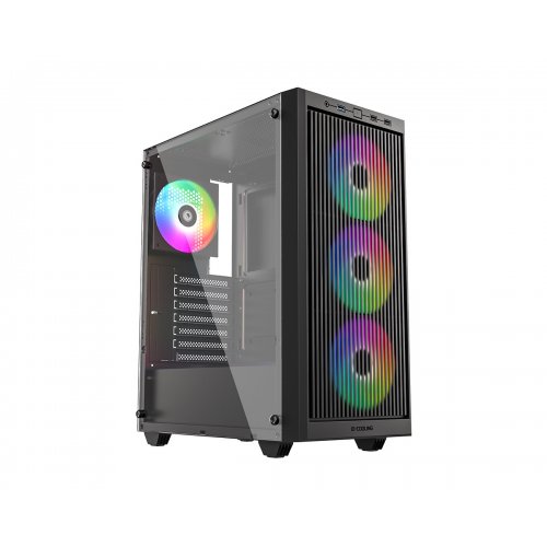 Корпус ID-Cooling Ware 310 ARGB Tempered Glass без БЖ Black купити в Україні | Telemart фото