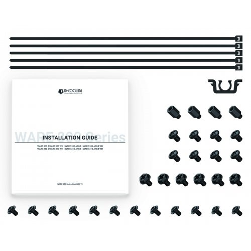 Корпус ID-Cooling Ware 310 ARGB Tempered Glass без БЖ Black купити в Україні | Telemart фото