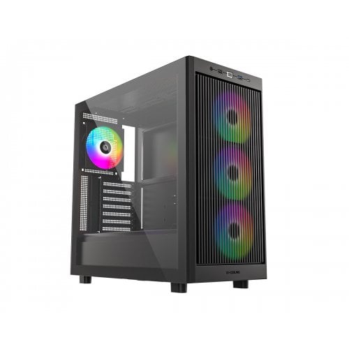 Корпус ID-Cooling Ware 510 ARGB Tempered Glass без БЖ Black купити в Україні | Telemart фото